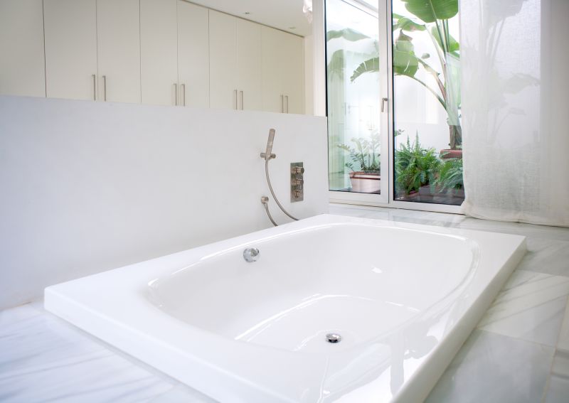 Home Bathroom with Refinished Tub